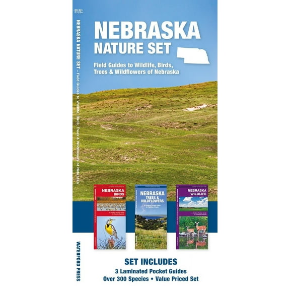 Nature Observation North America Nebraska Nature Set: Field Guides to Wildlife, Birds, Trees & Wildflowers of Nebraska, (Paperback)