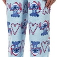 thumbnail image 4 of Disney Stitch Christmas Pajamas Men's Candy Cane 2 Piece PJ Lounge Set (M), 4 of 6