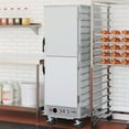 thumbnail image 4 of 33 in. Commercial Insulated Heated Holding/Proofing  Cabinet with Wire Racks and Solid Dutch Doors in Silver (KM-CHP36-WIDD), 4 of 14