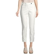 Cotton Blend Cropped Pants