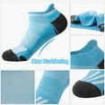 thumbnail image 2 of COOPLUS Womens Ankle Low Cut Socks Athletic Running Cushioned Socks for Women 6 Pairs, 2 of 7