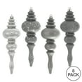 thumbnail image 4 of Vickerman 7" Pewter 4-Finish Finial Ornament, 8 per Box, 4 of 5