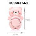 thumbnail image 3 of Cute Cartoon Bear Timers 60 Minutes Mechanical Kitchen Cooking Timer Clock Loud Alarm Counters Manual Timer - Pink, 3 of 5