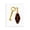 Glam Gold Keychain Luxury, variant on Stupell Industries Glam Fashionista with Hotel Luggage Black Framed Giclee Art, 11 x 14, by Ziwei Li