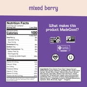 MadeGood Mixed Berry Granola Bars, 6 Healthy Snack Bars, 0.85 oz Each