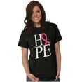 thumbnail image 5 of Hope Pink Ribbon Breast Cancer BCA Women's Graphic T Shirt Tees Brisco Brands S, 5 of 5