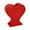 Red, variant on Heart Shaped Vase, Gaqring Valentine's Day Decorative Ornament, 1.2L Resin Vase for Artificial Flowers Home Decor, Red