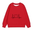 thumbnail image 4 of Iyufng Girls Sweatshirts,Crewneck Graphic Sweatshirt for Girls,Children's Shirt Long Sleeved T-shirt Printed Round Neck Short Tops Boys and Girls Hoodless Sweatshirts,Teen Girls' Sweatshirts, 4 of 4