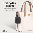thumbnail image 2 of Funda para AirPods Pro Coach Signature de lona color carbón, 2 of 6