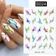 thumbnail image 2 of Calcomanías 3D de líneas geométricas de mármol fluorescente Harunouta, pegatinas para uñas, deslizador de hojas de flores para uñas, decoración artística de uñas para primavera y verano Tan Jianjun unisex, 2 of 2