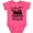 Vintage Hot Pink, variant on Inktastic Wyoming Yellowstone National Park Boys or Girls Baby Bodysuit