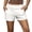 White #057, variant on Shorts for Women Dressy Casual Summer High Waisted Wide Leg Chino Shorts Tailored Business Work Solid Shorts with Pockets, XS
