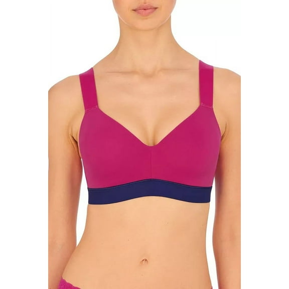 Natori ELECTRIC FUCHSIA/DEWBERRY Dynamic Contour Sports Bra, US 38B, UK 38B