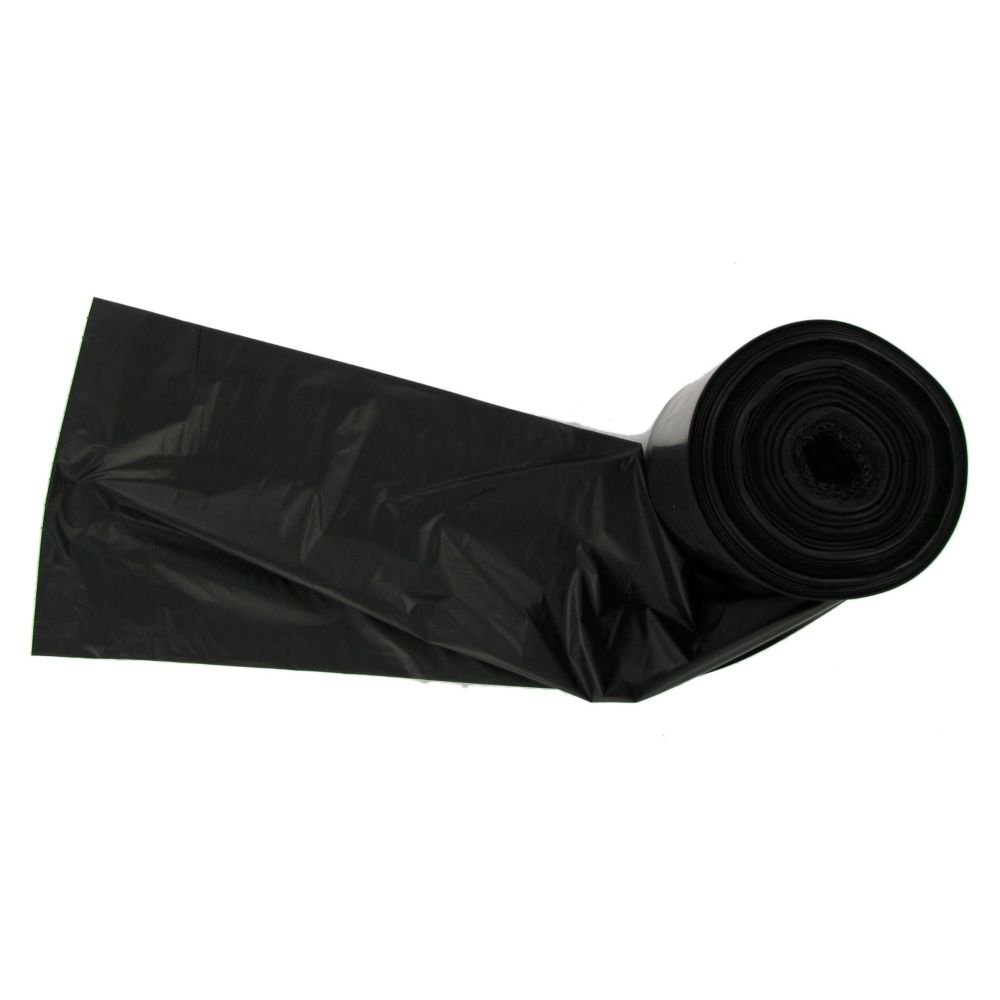 Rollpak RP332K 12 16 Gal. Black Trash Can Liner Roll 500 / CS