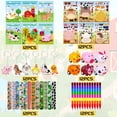 thumbnail image 2 of Farm Animals Party Favors,Farm Animal Coloring Books and Eight Color Crayons,Keychains Pull Back Cars Slap Bracelets Stickers For Kids, 2 of 4