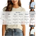 thumbnail image 3 of hotojiny Womens Summer Tops Solid Short Sleeve Casual T-Shirts Crew Neck Basic Tee Classic Fit Plain Tshirt for Every Day, 3 of 6