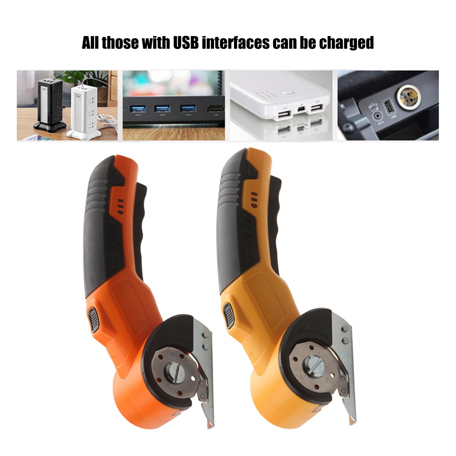 COOLHOOD Portable Powered Textile Cutting Machine Electric Rotary Scissors For Efficient Fabric Trimming