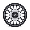 thumbnail image 3 of 20x9 Moto Metal MO814 Tekton Gloss Black W/ Machined Face Wheel 5x5 (1mm), 3 of 3