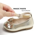 thumbnail image 6 of Kiderence Girls Flat Mary Jane Shoes School Party Dress Ballerina Shoe (Toddler/Little Kids) CK206 Gold - 11M, 6 of 7