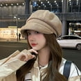 thumbnail image 6 of Bovemsi Beret Hats for Women Newsboy Cap Visor Soft Panels Vintage Cabbie Hat Girls Artist Beret Cap, 6 of 7