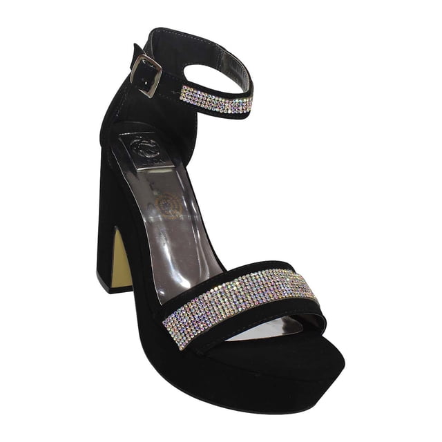 SANDALIA DE VESTIR LEON MUJER NEGRO BUCK 491 LEON 491p