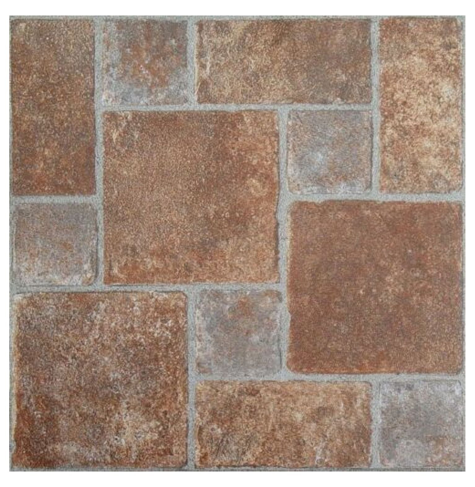 Nexus Vinyl Tile: 332 Brick Pavers: 1 Box 20 Tiles