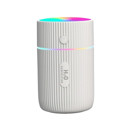 

Cool Mist Air Humidifier 220ml Whisper Quiet USB Humidifier with Marquee