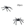 thumbnail image 5 of XMMSWDLA Realistic Plastic Spider Toys 2inch Halloween Prank Props Small Size Halloween Decorations 20pcs spider decoration, 5 of 6