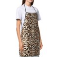 thumbnail image 3 of XMXY Chef Aprons with Pockets for Women Men, Stylish Leopard Print Waterproof Cooking Kitchen Aprons, 28.3 x 20.4 inches, 3 of 8