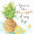 thumbnail image 2 of Coulter, Cynthia 26x26 Gold Ornate Wood Framed with Double Matting Museum Art Print Titled - Fresh Fruit Sentiment II-Pineapple, 2 of 4