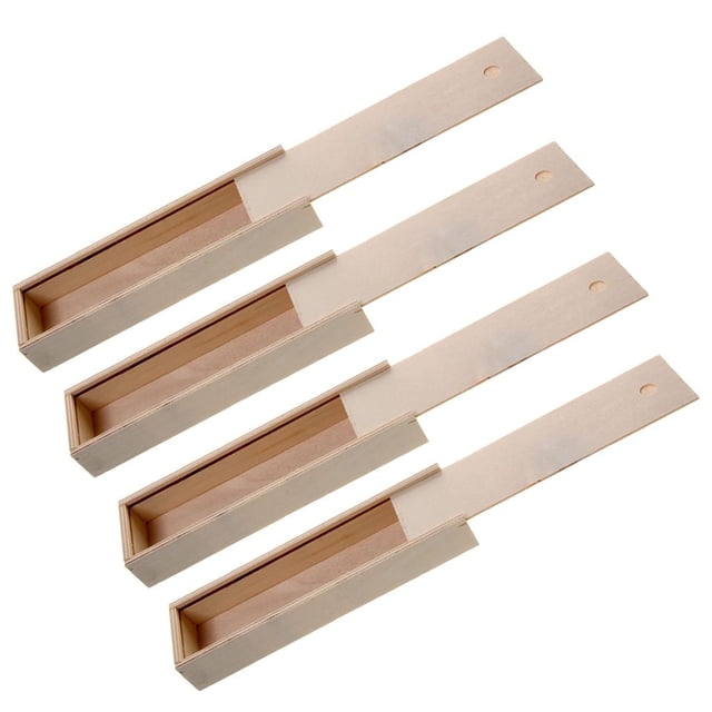 Caja de Joyería Sin Terminar BLESIY Estuche de Madera