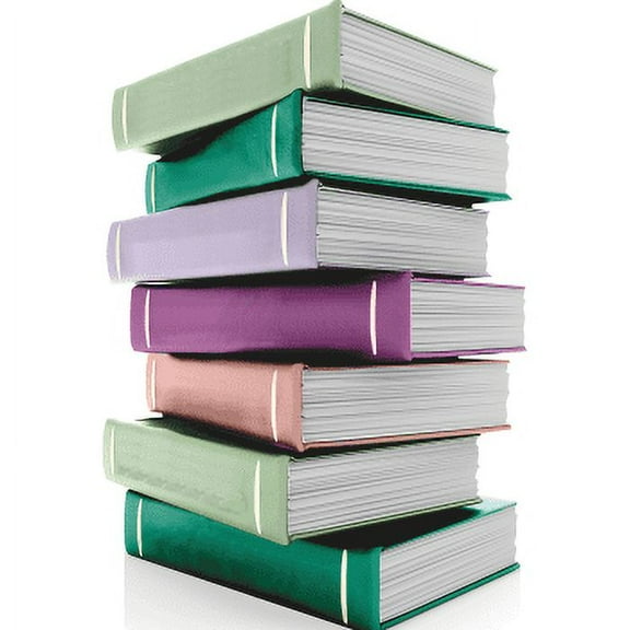 SP12884 Stack of Books Reading Multiple Colors Cardboard Cutout Standee Standup