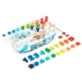thumbnail image 3 of Juego De Pesca De Clasificación De Forma De Número 4 En 1 Para Niños, Tablero Logarítmico De Ballena Eva, Bloques Apilables De Matemáticas Preescolares, Juguetes De Rompecabezas De Aprendizaje Inevent FN005647-00, 3 of 6