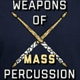 thumbnail image 3 of CafePress - Weapons Of Mass Percussion Hoodie (Dark) - Pullover Hoodie, Classic, Comfortable Hooded Sweatshirt, 3 of 4