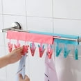 thumbnail image 3 of Joernso Portable Foldable Cloth Hanging Clothespin Bathroom Wardrobe Towel Clip Hanger, 3 of 8