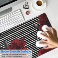 thumbnail image 4 of Long Mouse Pads for Desk,Pioneer Flower Floral Print Pattern Desk Mats on Top Of Desks, Desk Mouse Pad Extra Large with 3mm Non-Slip Base and Stitched Edge for Gaming,Office,Work,Home 31.5"x15.7", 4 of 6