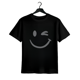 thumbnail image 1 of men gifts Men's Smiling Face Graphic Tee - Casual Summer T-Shirt with Crew Neck, Breathable Polyester, Machine Washable - For Men - Perfect for Summer Days & Casual outings - Great Gift for Frien, 1 of 6