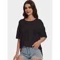 thumbnail image 5 of Women’s Short Sleeve Tops Crew Neck Summer Shirts, 5 of 6
