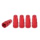 thumbnail image 1 of Ofertas Únicas 5 Pcs Tapas de Válvula de Neumático 18x7MM Tapa de Válvula de Rueda de Coche Universal para Coche Bicicleta Aleación de Aluminio Roja, 1 of 7