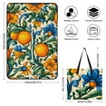 thumbnail image 2 of Oranges Flowers Ornate Italian Design Picnic Blanket Waterproof Outdoor Beach Blanket Hand-held Pad Suitable for Travel, Camping, Beach, Family Gatherings, 2 of 8