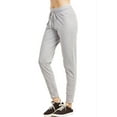 thumbnail image 4 of Women’s Lightweight Everyday Cotton Joggers, Sweatpants, Heather Grey S, 1 Pack, 4 of 4