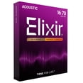 thumbnail image 1 of Elixir 80/20 Bronze 6-String Baritone Acoustic Guitar Strings - 16-70, 1 of 6