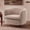 Khaki, variant on Kslysuty Swivel Barrel Accent Chair, 360° Rotating Small Single Sofa Chair, Upholstered Round Armchair with Solid Wood Base, Modern Comfy Mini Sofa for Living Room, Bedroom, Office, Khaki