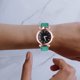 thumbnail image 3 of Reloj de mujer, reloj de cuero para mujer, reloj casual para niñas, reloj de pulsera de moda, 3 of 8