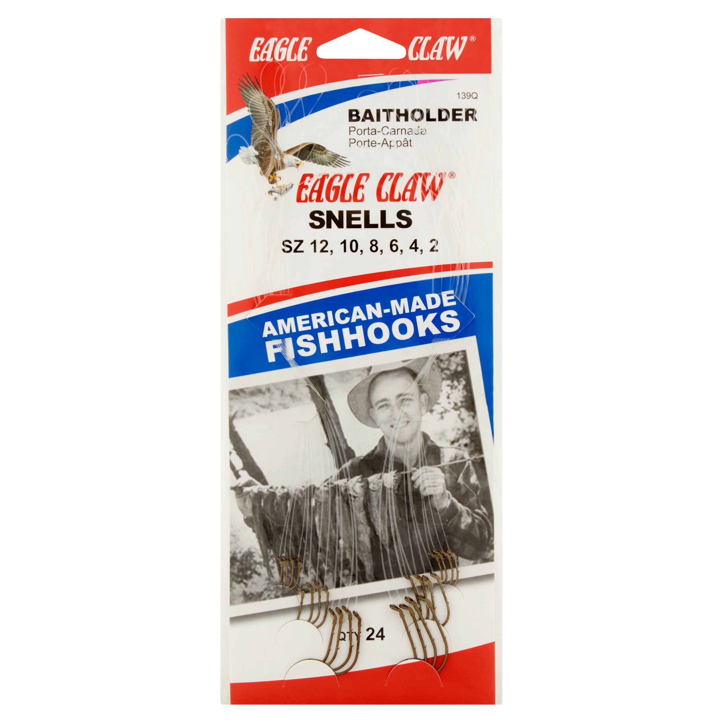 Eagle Claw Crappie 80 Assorted Hooks Bream Assorted Hooks Fishing Kit 