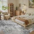 thumbnail image 3 of UERMEI 10'x14' Large Area Rugs for Living Room, Washable Non-slip Soft Indoor Modern Abstract Rug for Bedroom Dining Room Office Home Decor Carpet, Dark Gray, 3 of 10