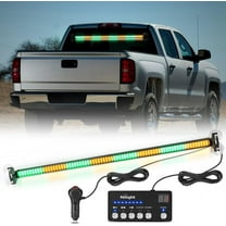 Nilight 144LED Vehicle Safety Light Bar with Controller, Amber Green Warning Lights for Off-Road & Work Vehicles