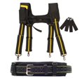 thumbnail image 1 of Heavy Work Tool Belt Suspenders Nail Pocket Set Adjustable Lumbar Support Multi Function Tooling Braces for Carpenter Electricia ,Adjustable, 1 of 5