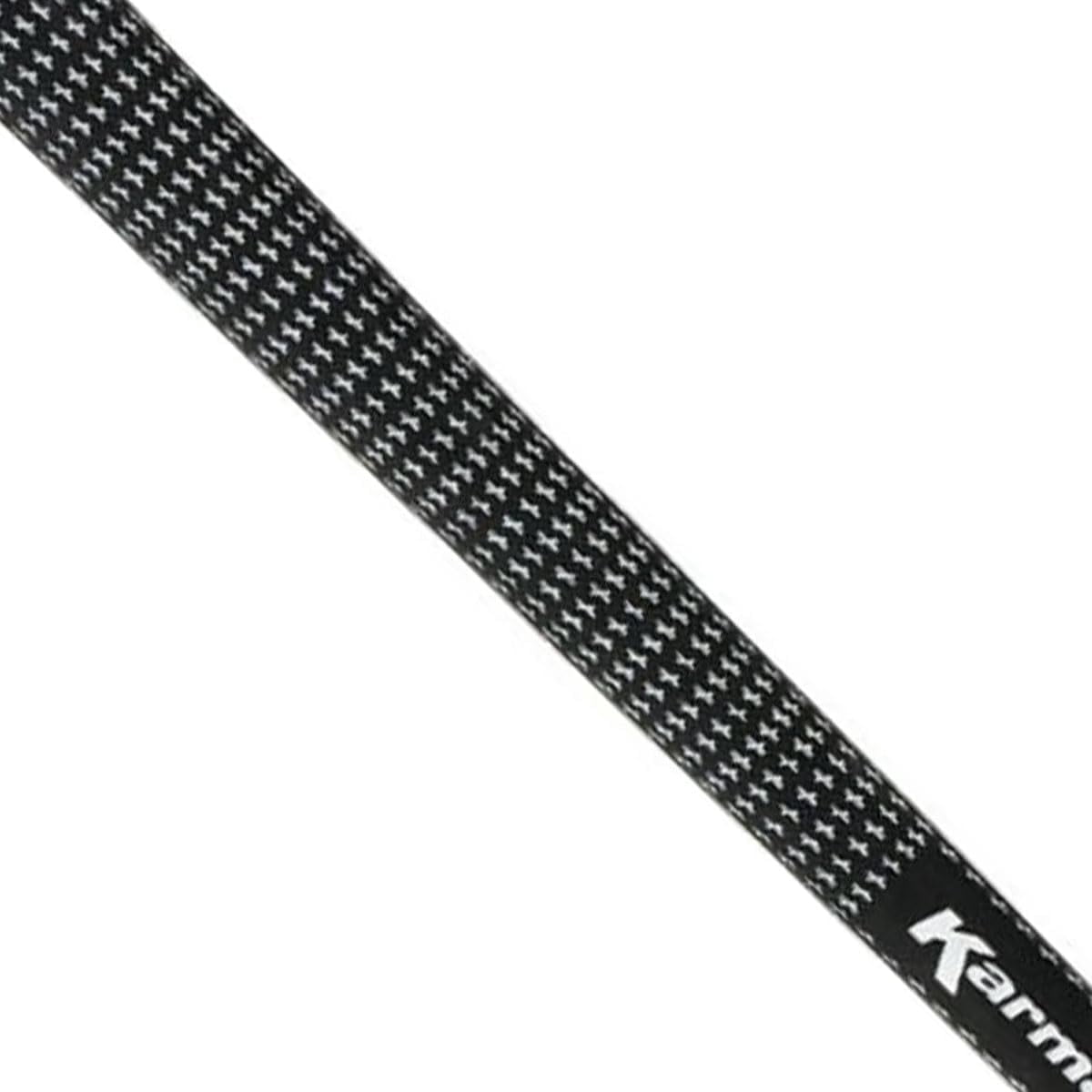Karma Velour Black Standard Ribbed Golf Grips 9-Piece Bundle