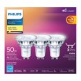 thumbnail image 4 of PHILIPS 4W (50W equivalent) PAR16 GU10 base Soft White Warm Glow (2700K)  Dimmable LED bulb (3-pack), 4 of 6